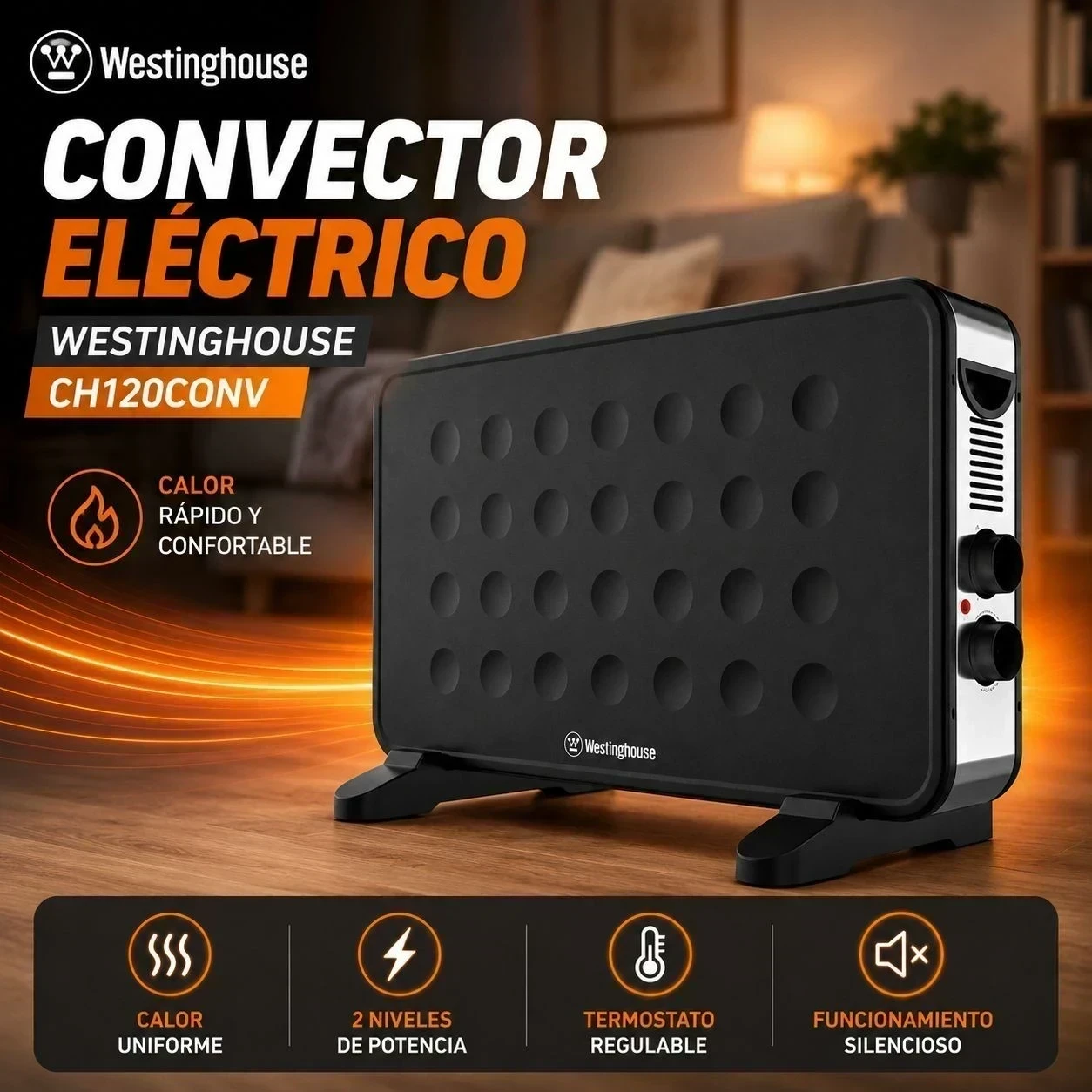 CONVECTOR WESTINHOUSE CH121CONV 2000w*