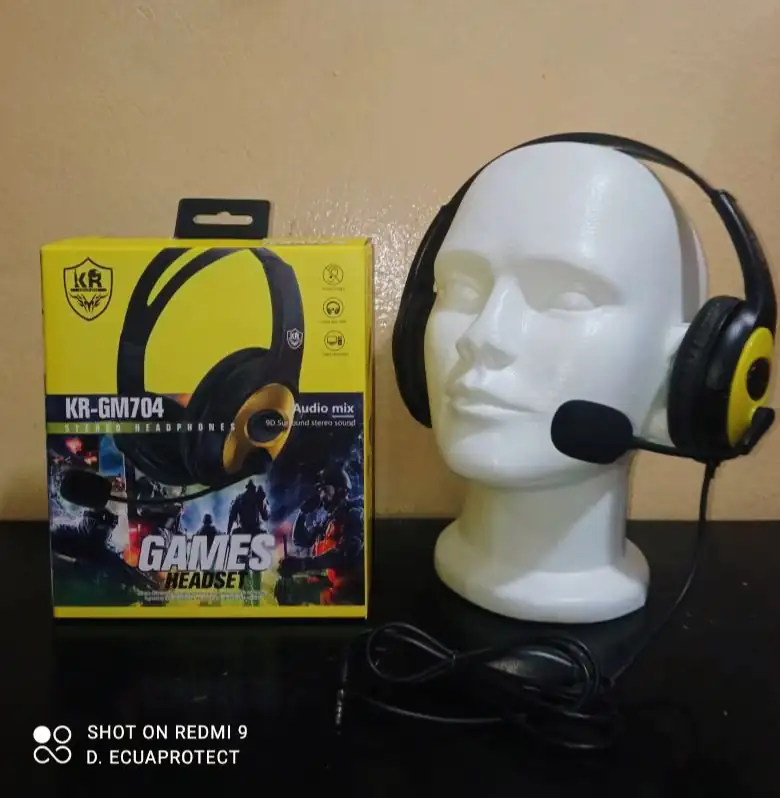 AUDIFONO GAMER AMARILLO 🟡🎧