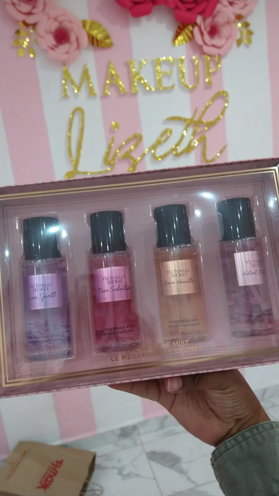 Set 4 locciones victoria secret