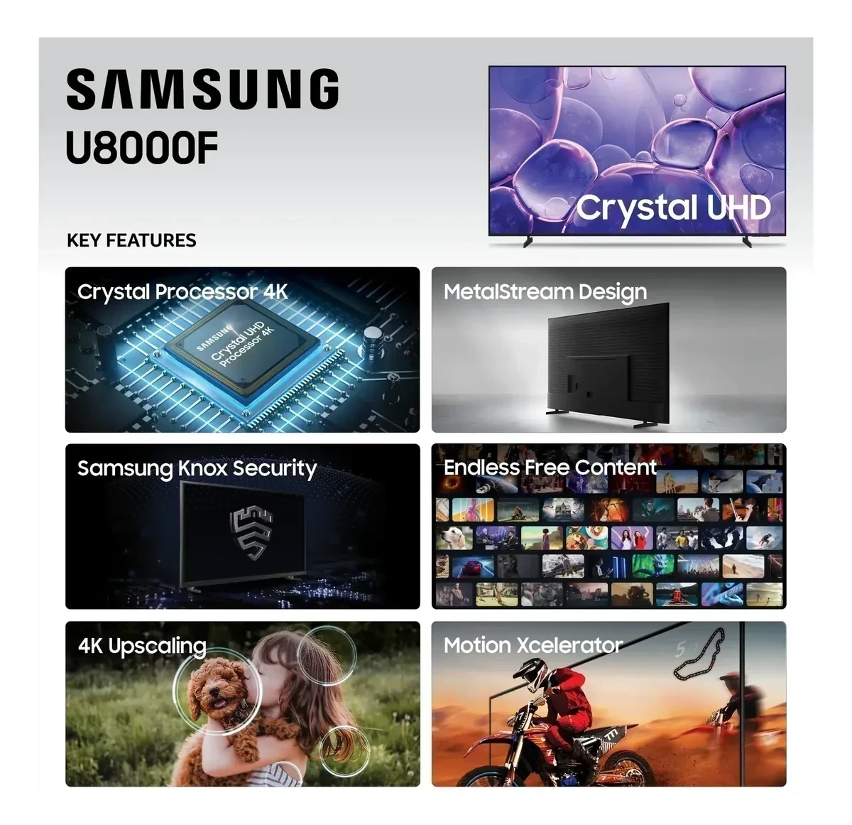 SMART TV SAMSUNG 85” U8000F 3