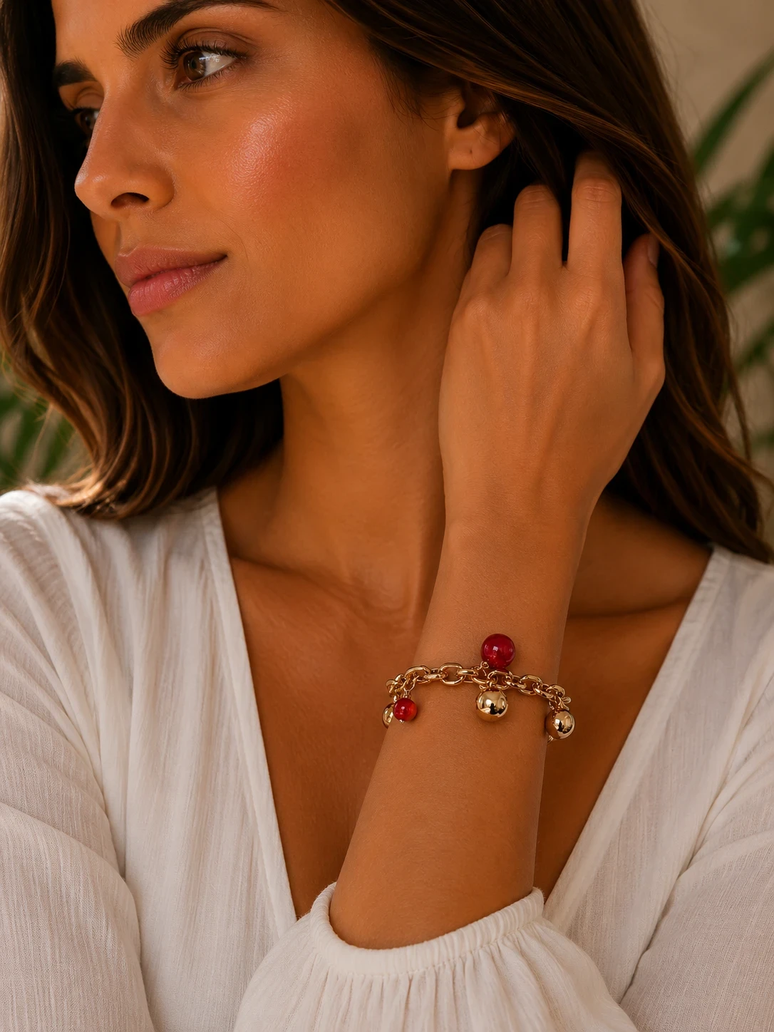 Pulsera oro laminado 