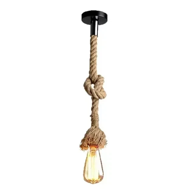 LAMPARA COLGANTE SOGA 1M 1L E27 