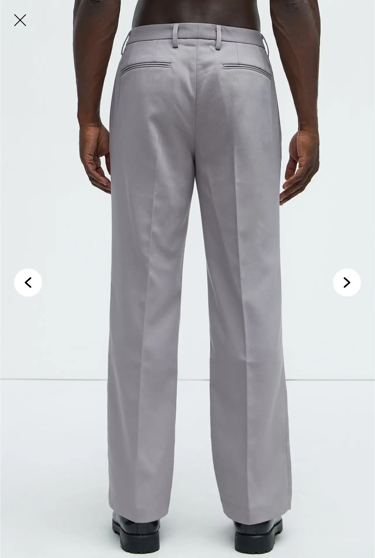 Pantalon de Vestir Gris Size 32 2