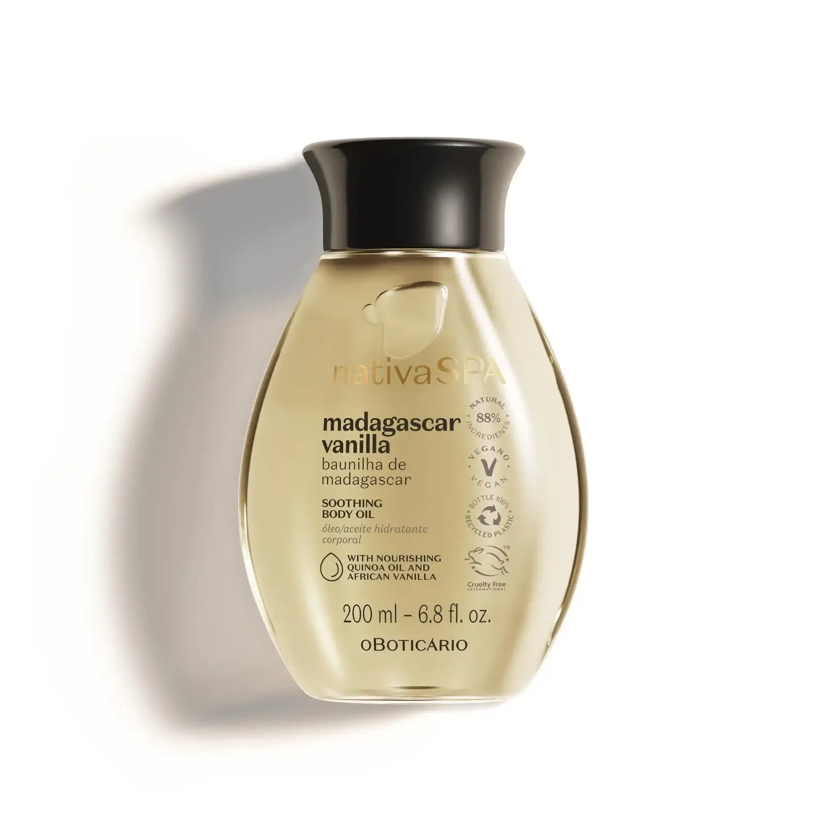 Nativa SPA Aceite Corporal Vainilla de Madagascar, 200ml