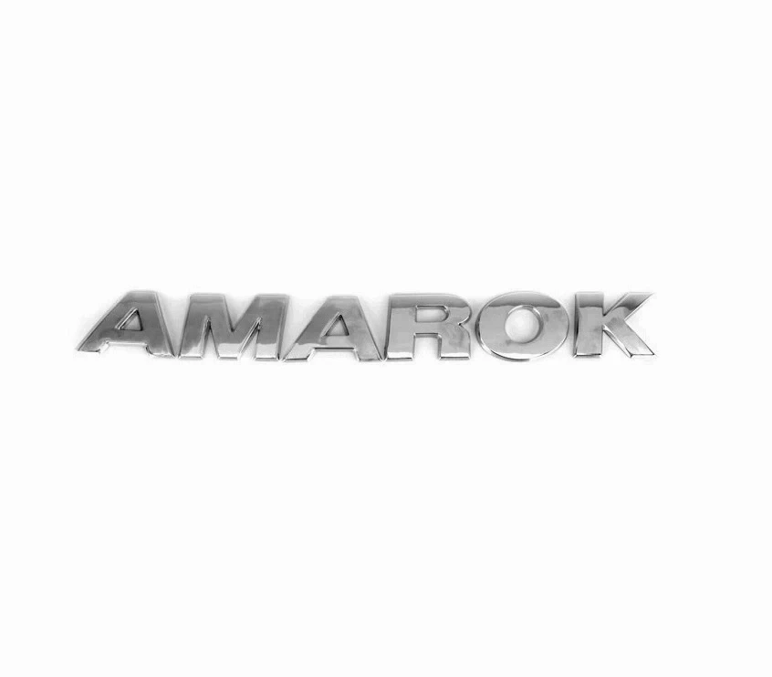 Letrero AMAROK Tapa trasera (cromado )  / 1118