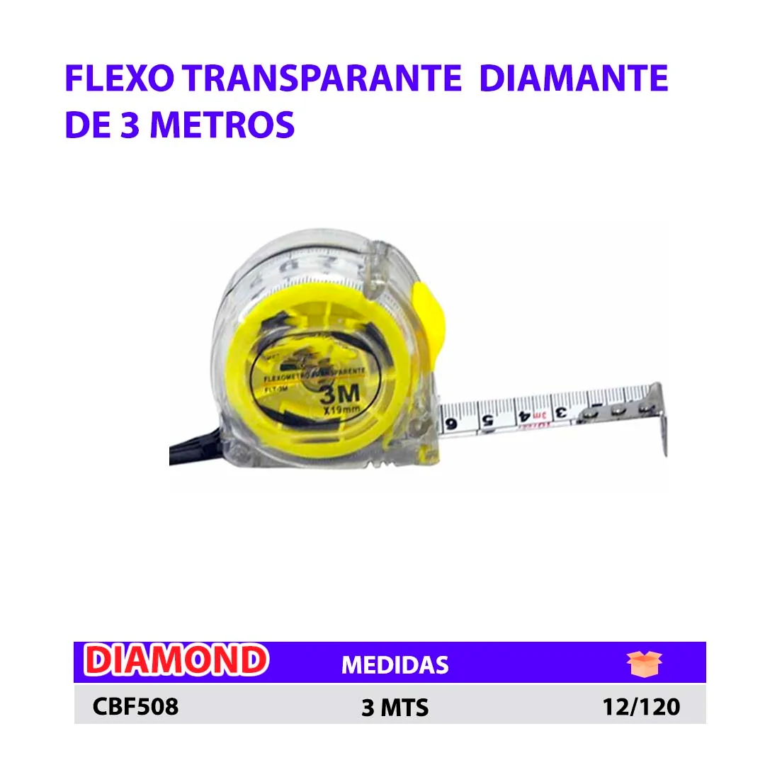 FLEXO Transparente (Diamante) ECO 3 MTS