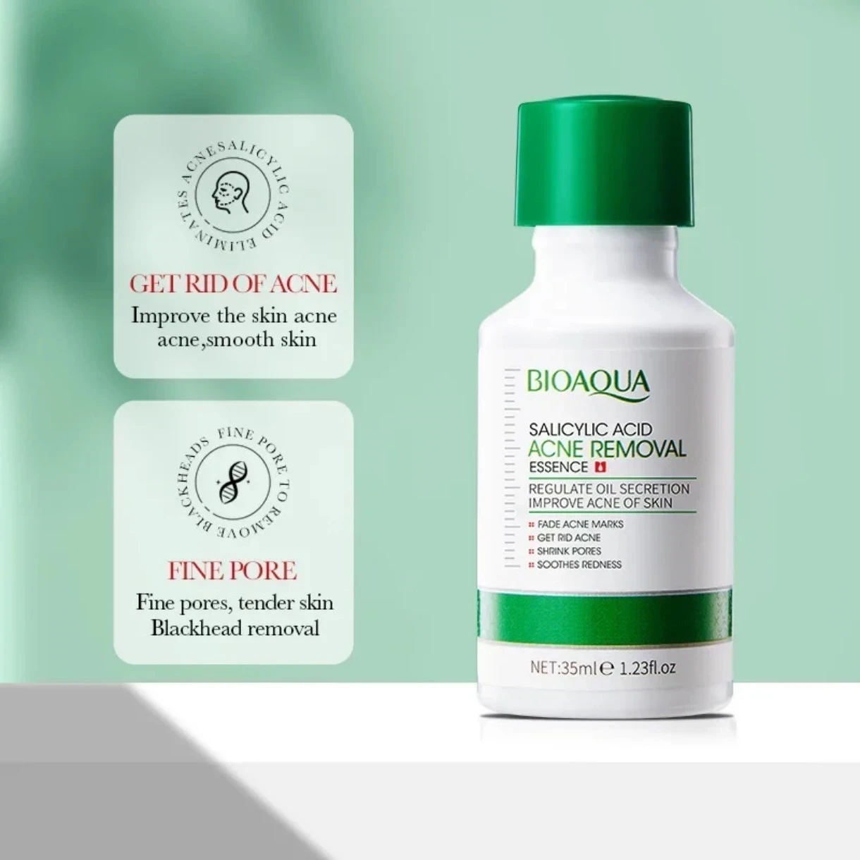 🌿 Bioaqua Ácido Salicílico 2% – Limpieza Profunda, Piel Más Limpia y Puntos Menos Visibles ☺️🌷