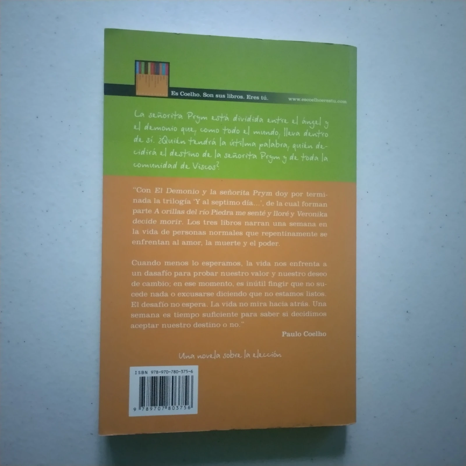 El diablo y la señorita Prym, Paulo Coelho usado 2