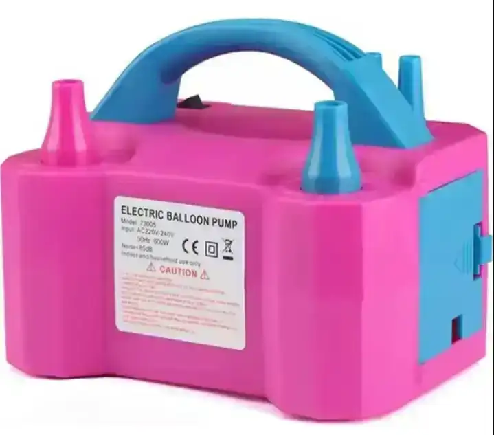 Inflador eléctrico + anudador de regalo