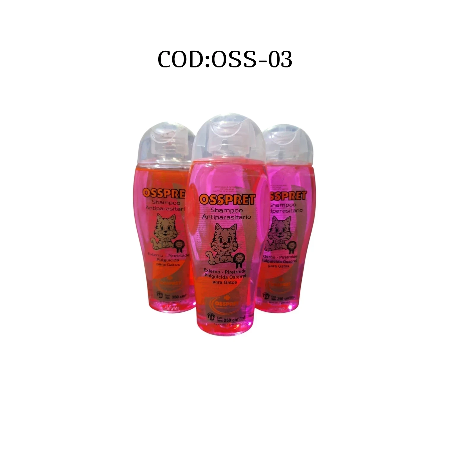 SHAMPOO OSSPRET PULGUICIDA GATO