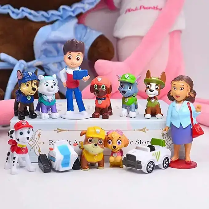 Maxi Toys Decoración para tartas de la Patrulla Canina – Juego de 12 4