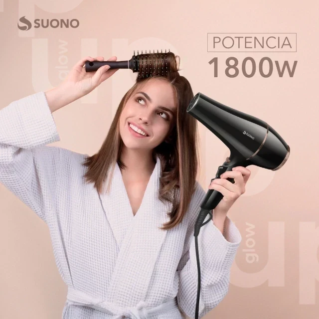 SECADOR DE PELO SUONO 1800W CON CONTROL DE TEMPERATURA  2