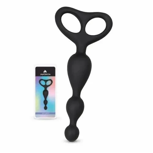 Anal Plug Fantasy Silicone Black