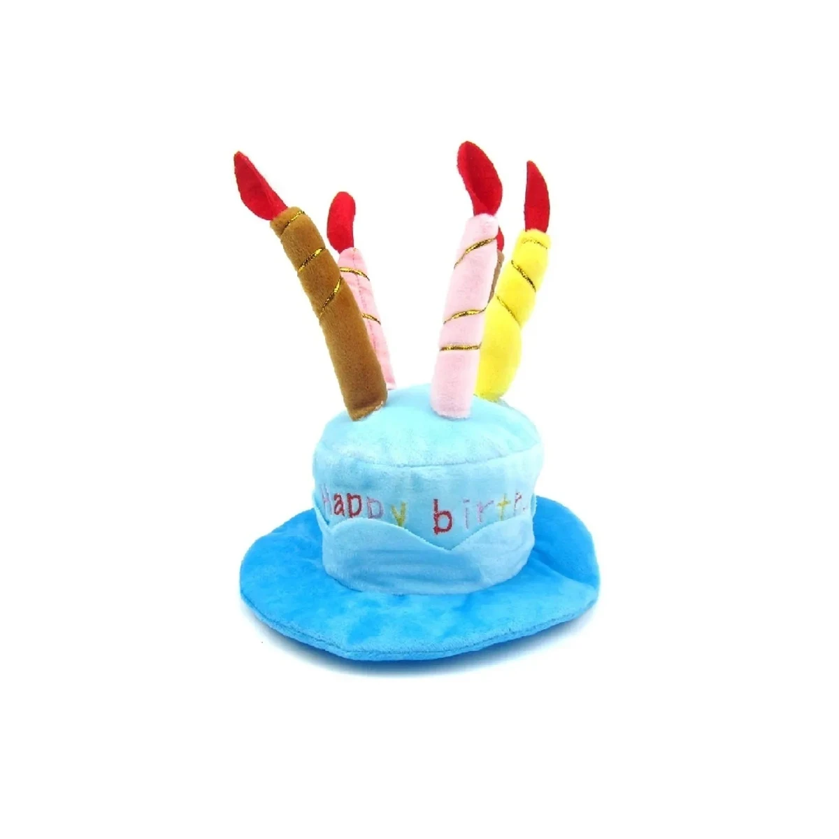 Sombrero cumpleañero bordado para mascotas  3