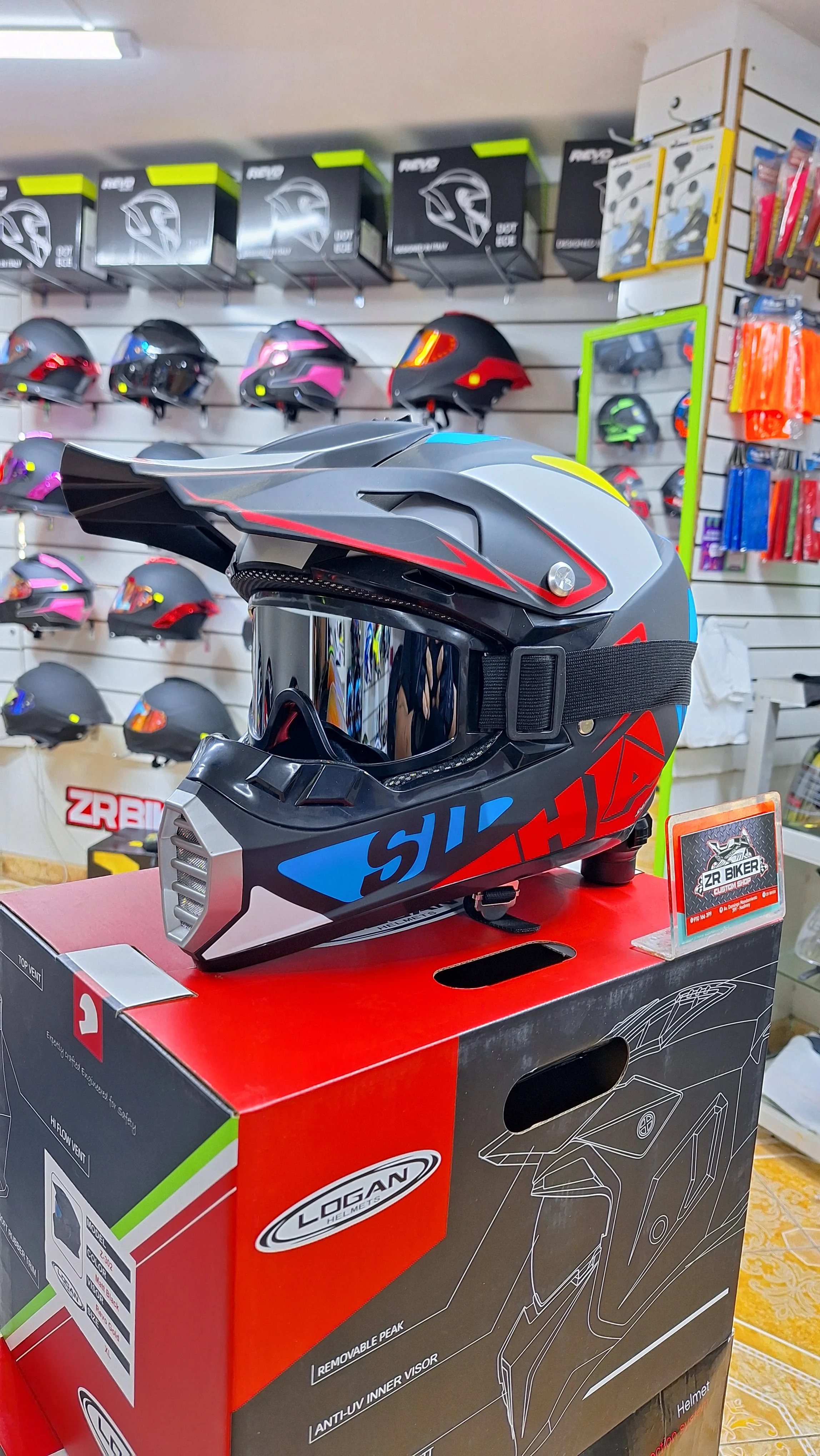 CASCO CROSS + VISOR 2