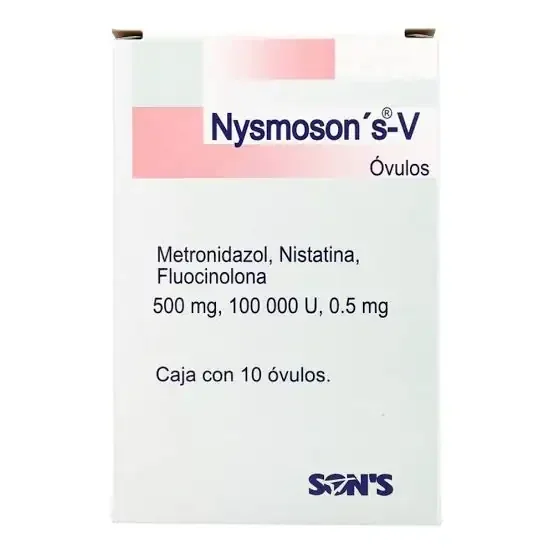 Nysmoson' s-V (Metronidazol, Nistatina, Flucinolona)