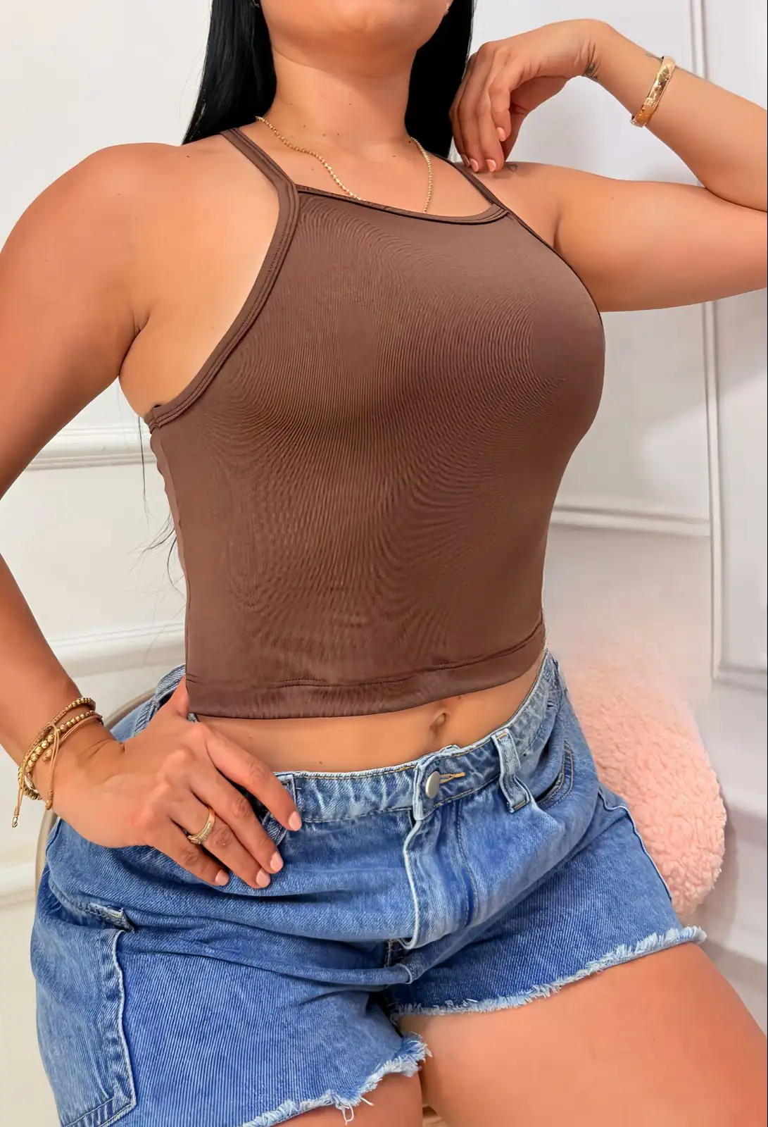 😍❤️ Hermosa blusa básica de tiras 🌈😍🛍️  3