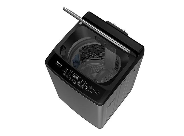 LAVARROPAS HISENSE 10.5 KG CARGA SUPERIOR COLOR TITANIUM WTJA1102T 3