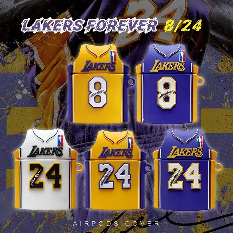 Capa de silicone p/fone de ouvido Lakers 3