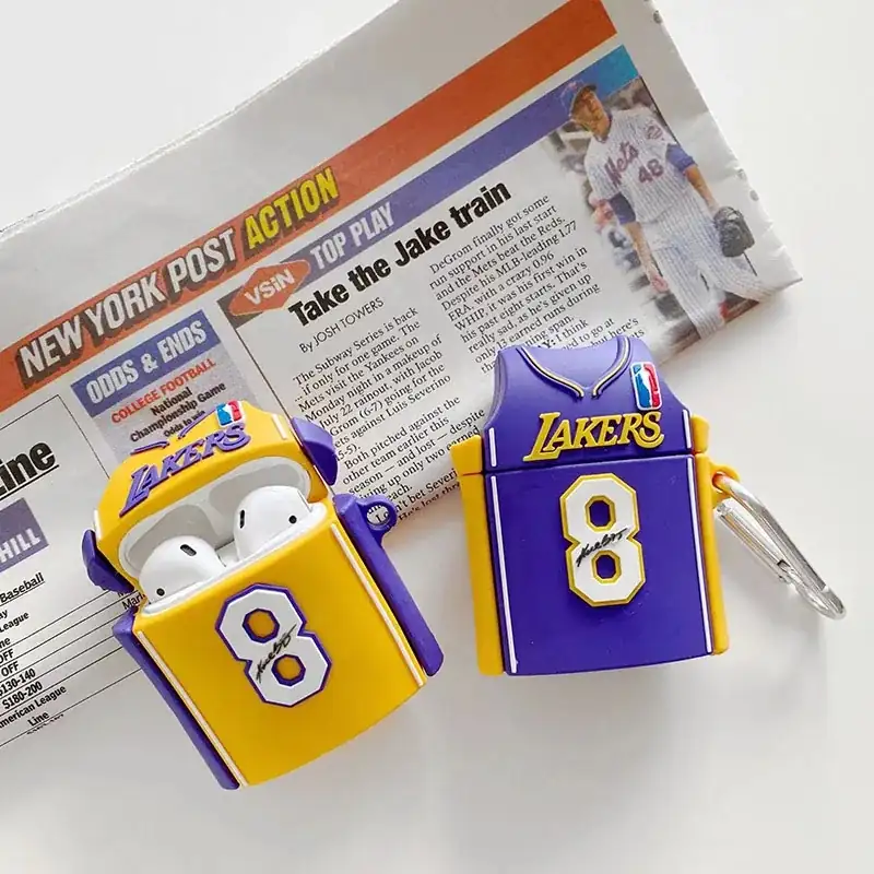 Capa de silicone p/fone de ouvido Lakers 2