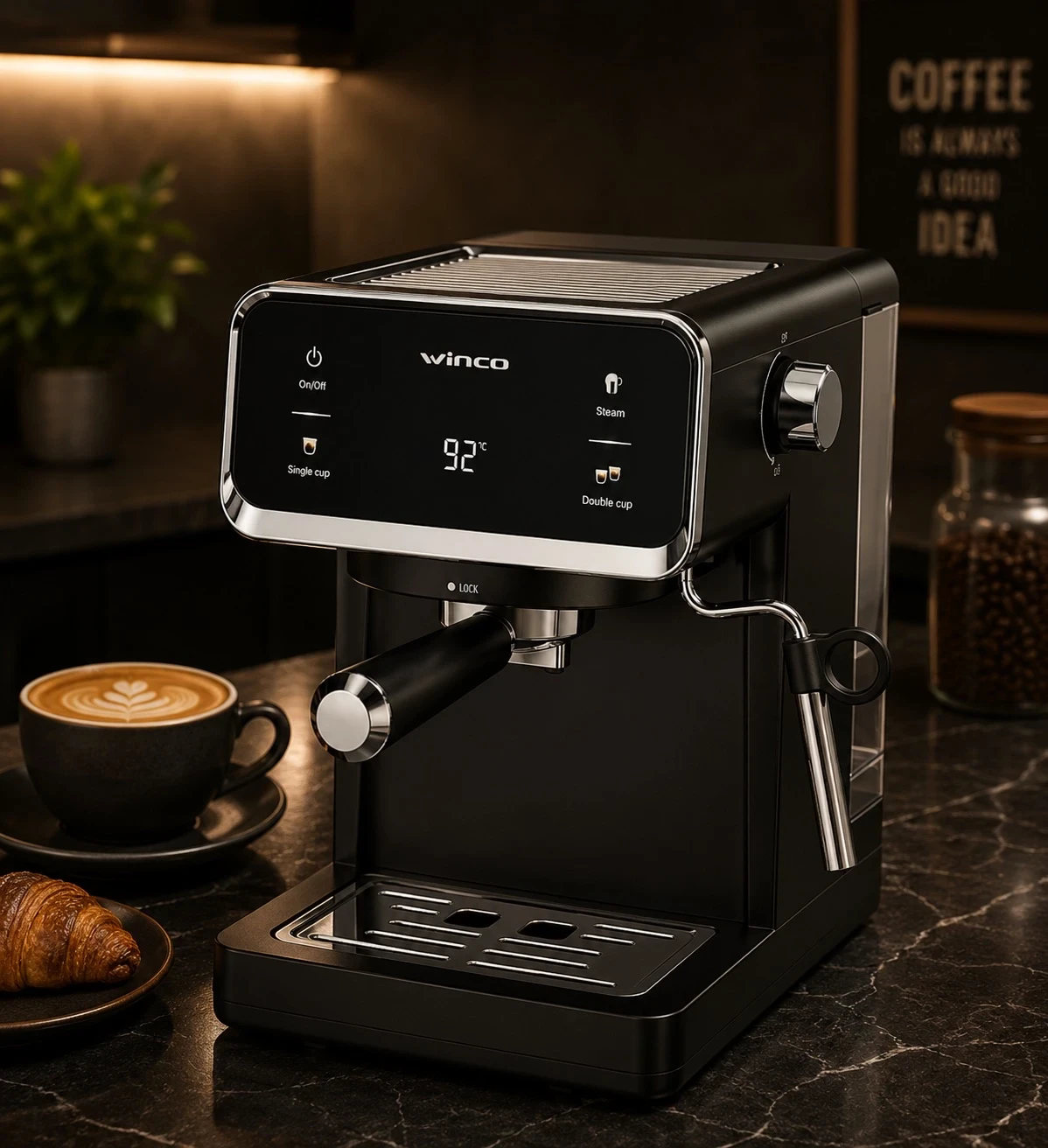 CAFETERA EXPRESS DIGITAL TOUCH 20 BAR