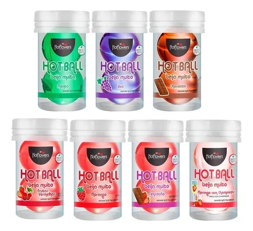 Hot ball comestible