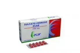 SULFATO FERROSO 300 MG X 250 TAB ECAR