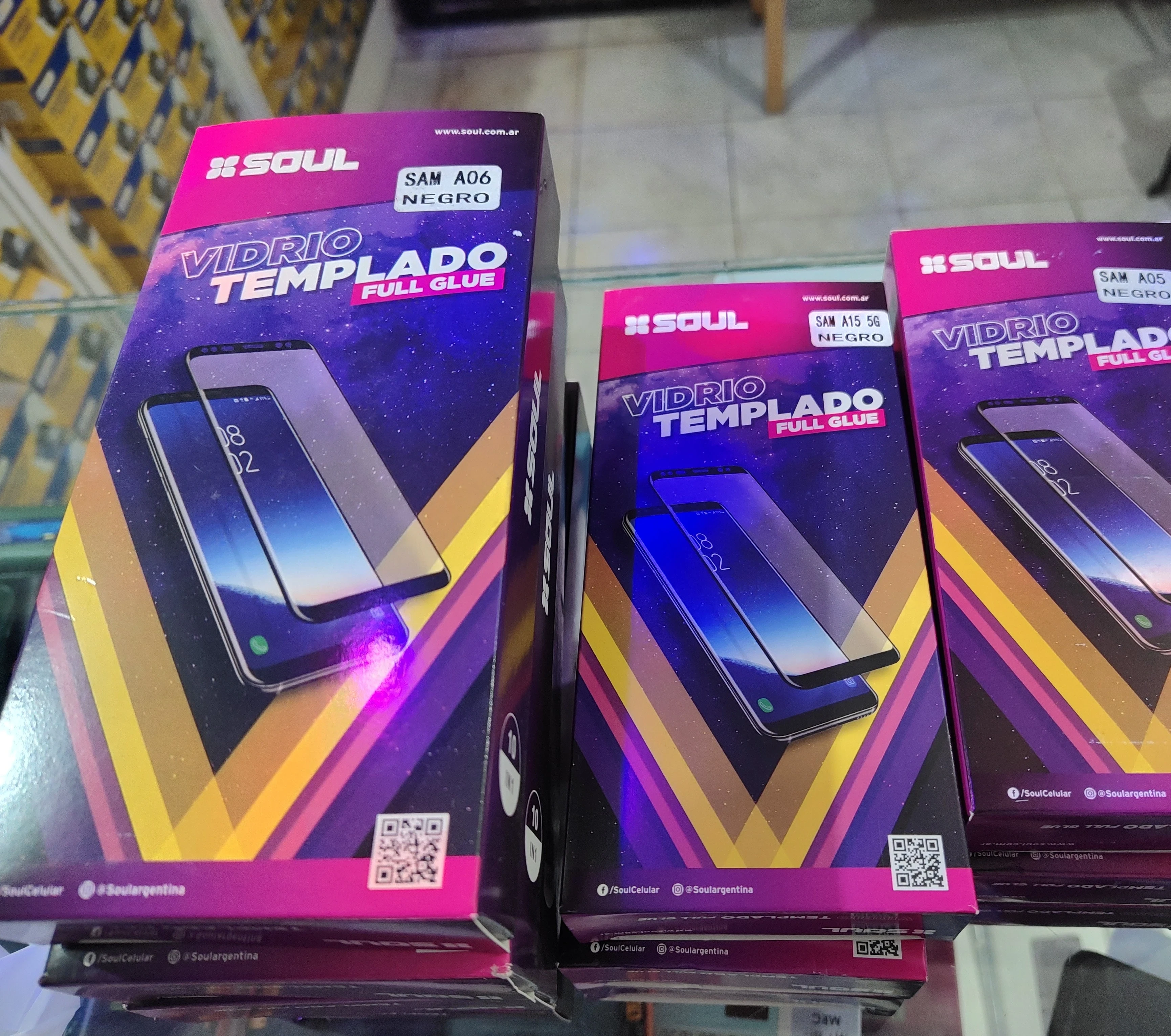 Vidrio 9D soul A06