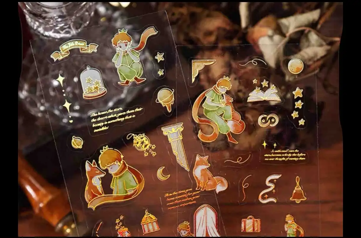 Stickers Principito Lsminas x4 3