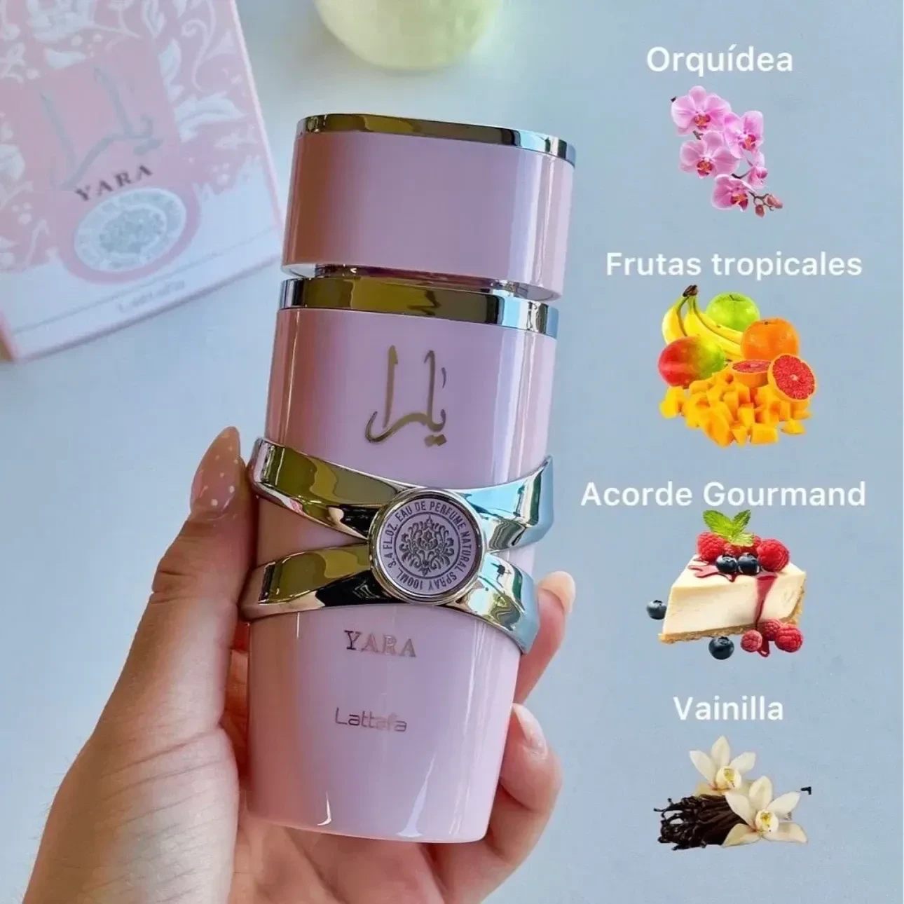 1.1 - Yara Lattafa Perfume de bolsillo 10ml - Mujer 2