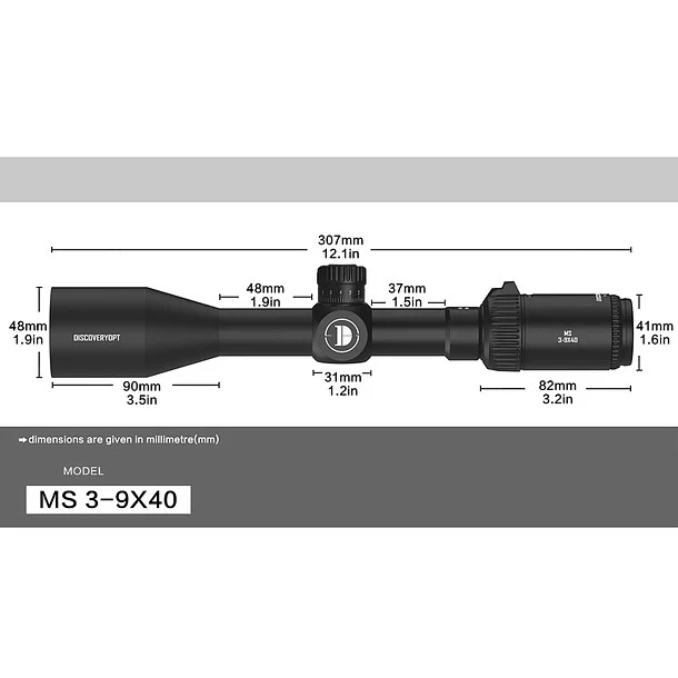 MIRA TELESCÓPICA MS 3-9X40-L 5