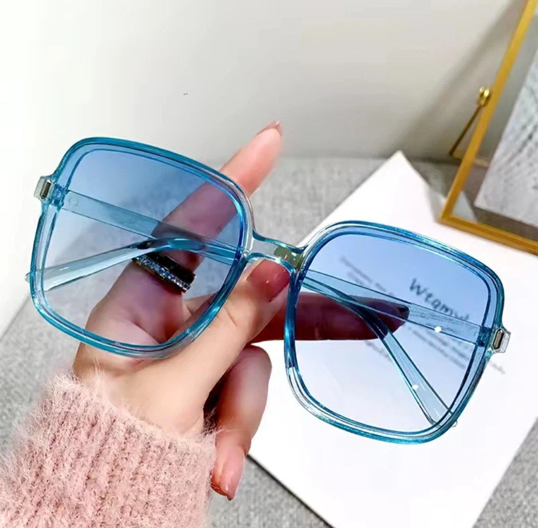 Lentes De Sol Para Mujer Azul Transparente