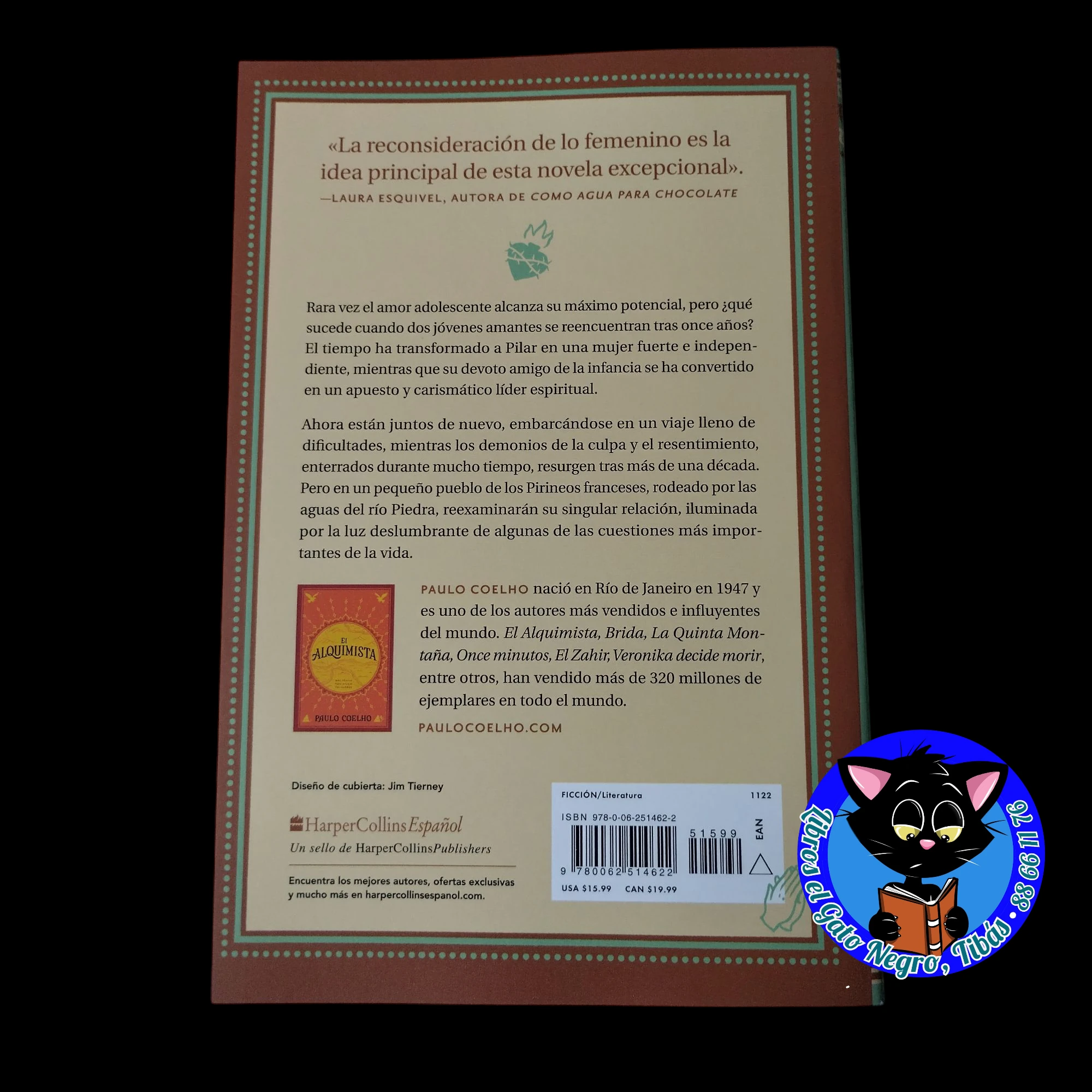 A orillas del rio Piedra me senté y lloré , Paulo Coelho , nuevo  2