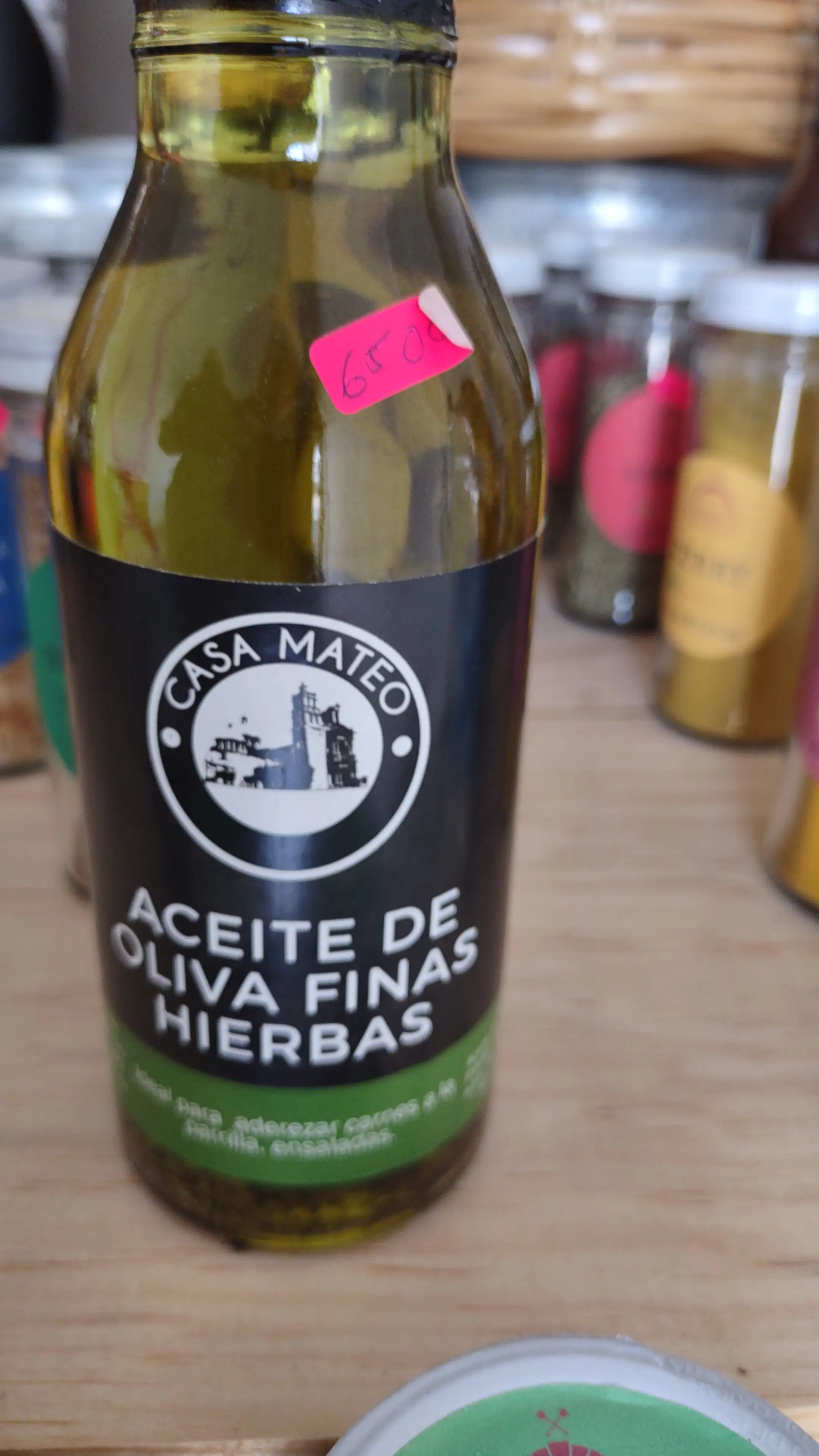 Aceite de oliva Finas hierbas Casa Mateo 350ml