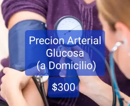Toma Glucosa y Precion a Domicilio