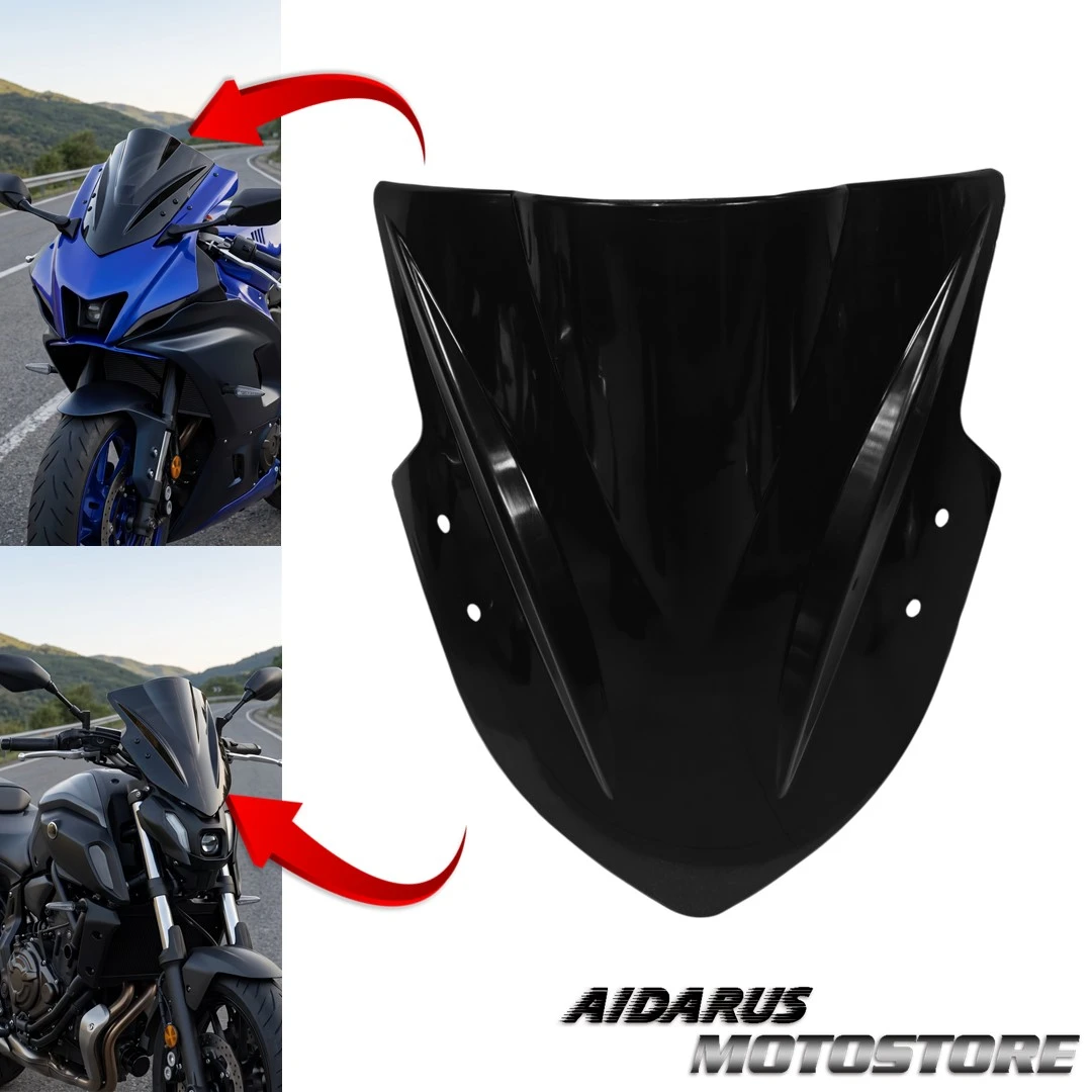 CÚPULA DEPORTIVA UNIVERSAL PARA MOTO (NEGRO BRILLANTE)