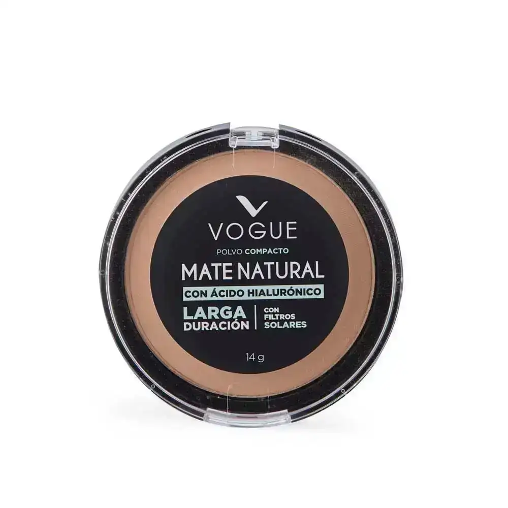 Polvo Compacto Mate Natural Vogue