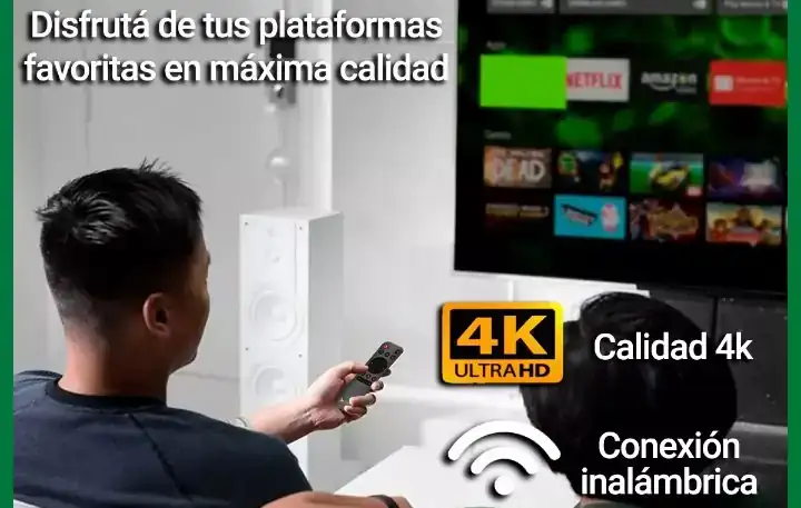 TV Box Android Full HD 4K 3