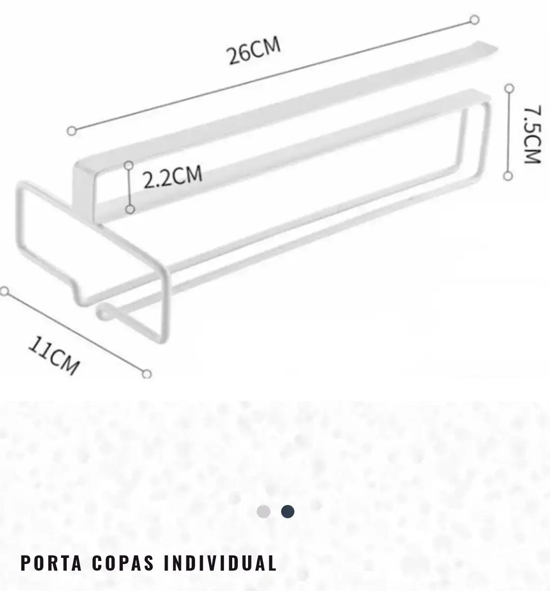 Porta copas individual  2