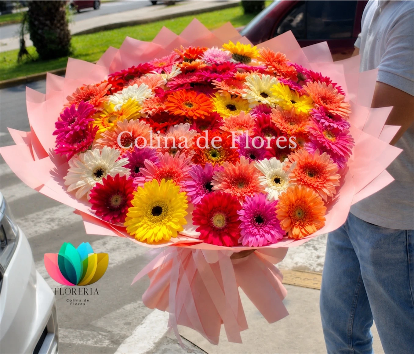 Ramo buchon gerberas