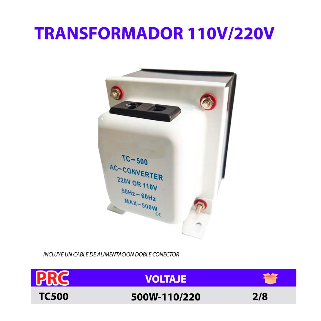 TRANSFORMADOR 110V/220V 500W 