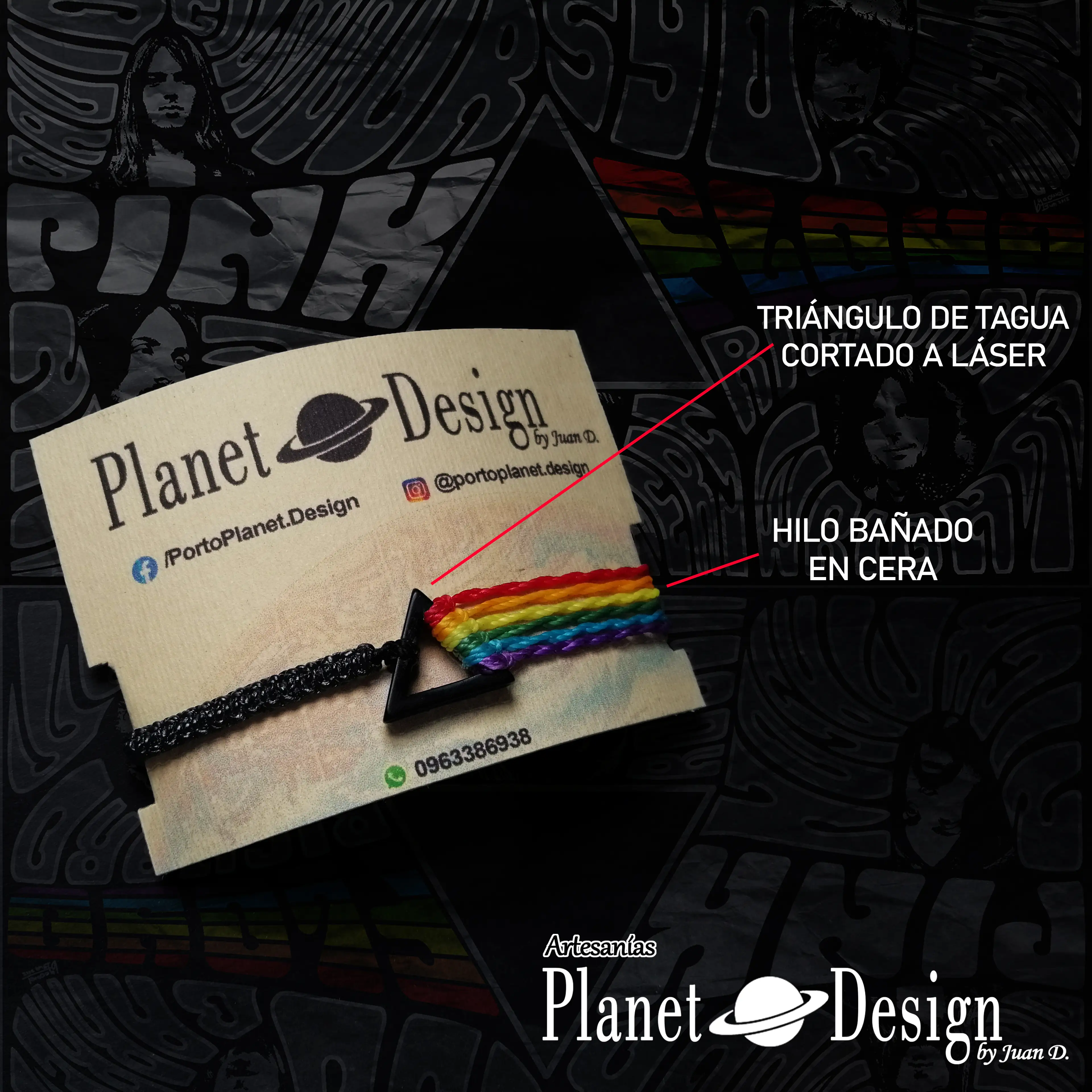 Pulsera Pink floyd 2