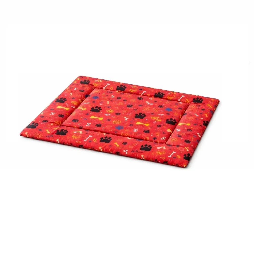 Cama tipo colchoneta grande rojo