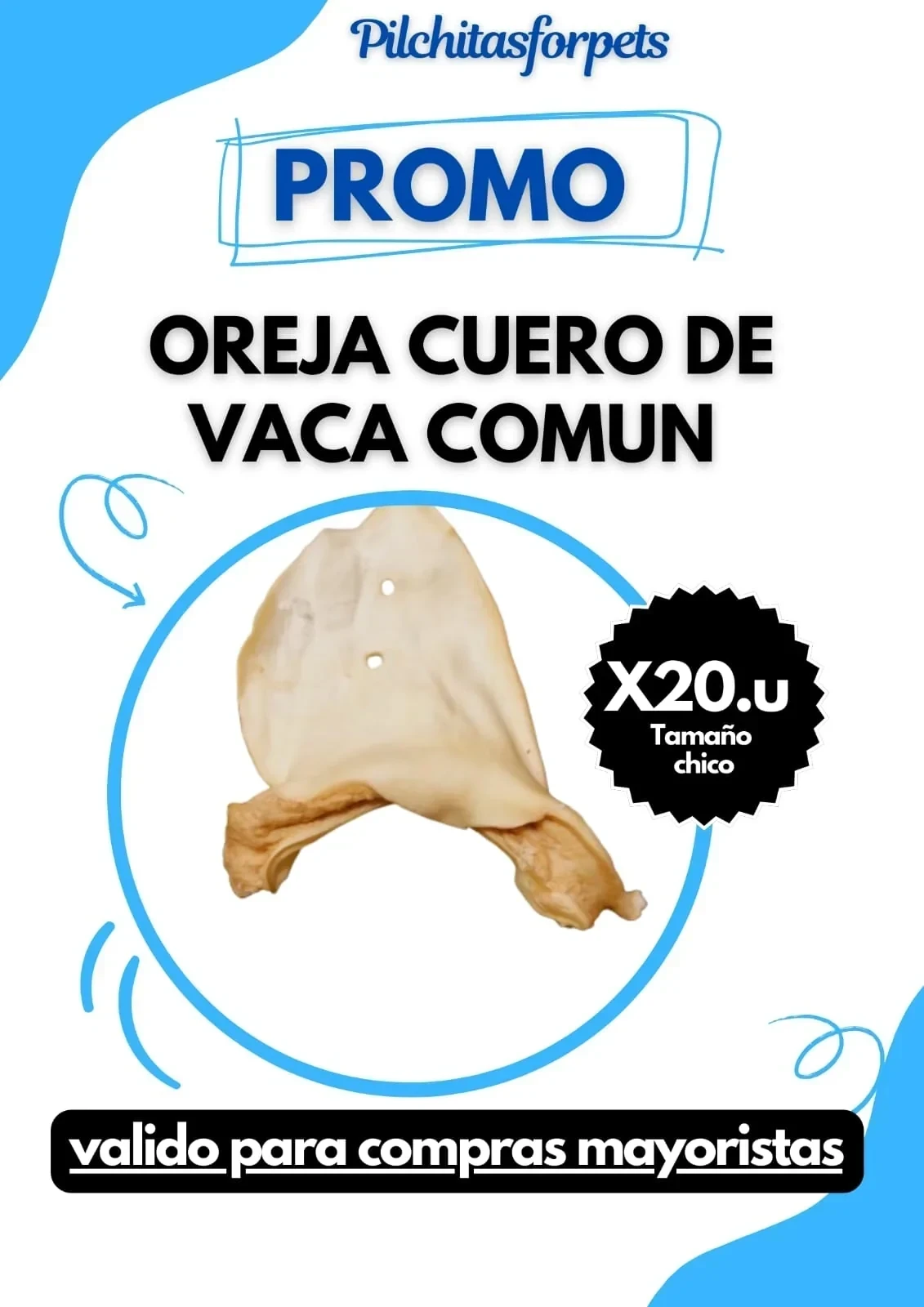 Oreja comun de vaca