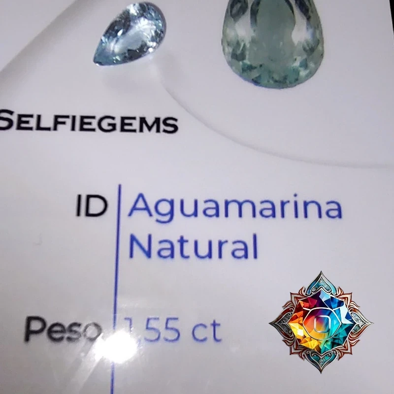 Aguamarina natural certificada 4