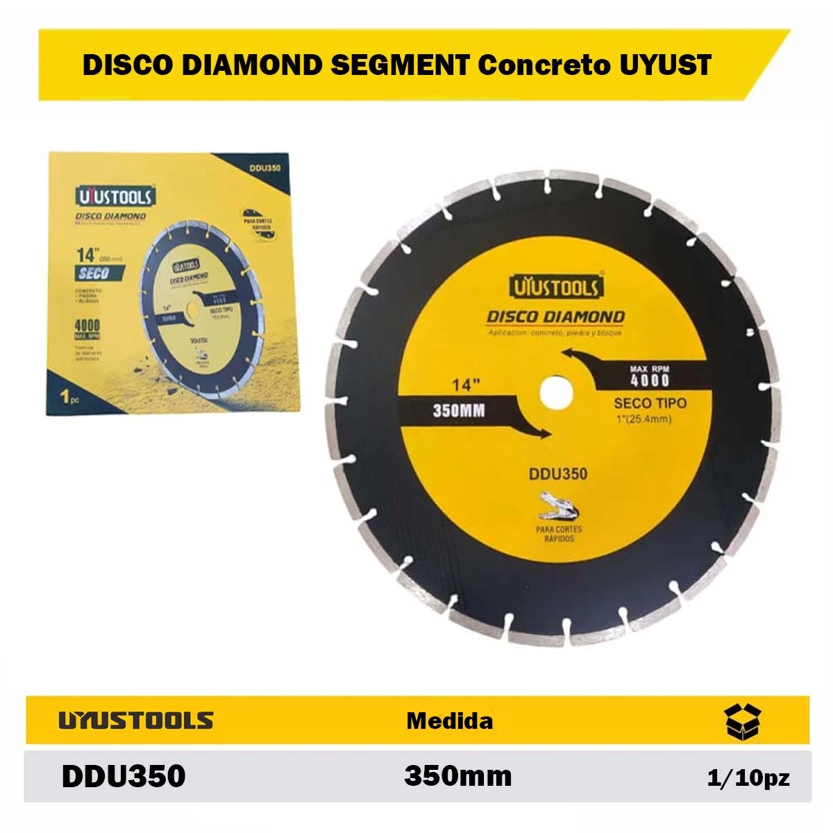 DISCO DIAMOND SEGMENT Concreto UYUST