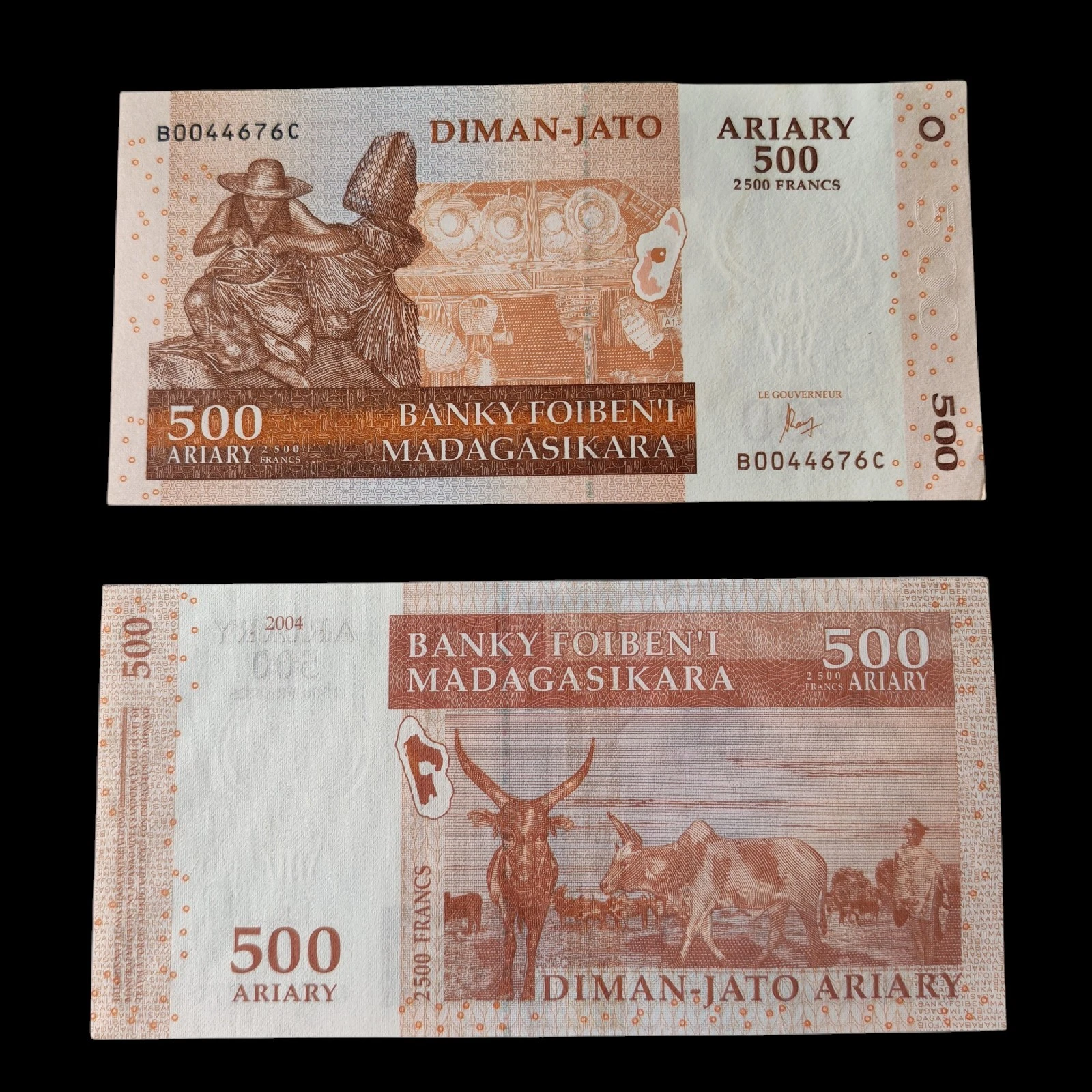 ° Madagascar 500 Ariary UNC