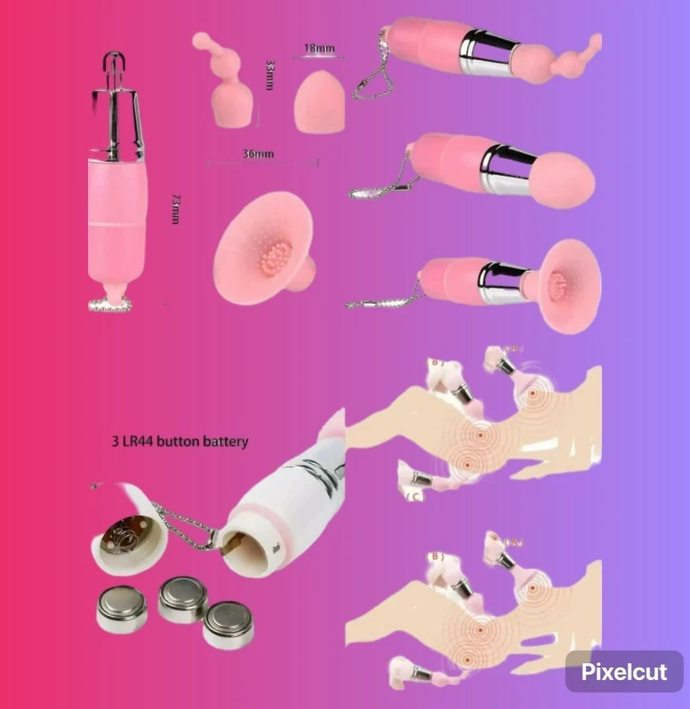 Mini Vibrador 3 en 1