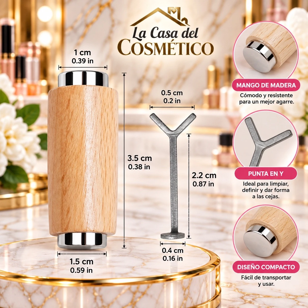 lumera iman ojo de gato de madera