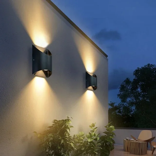 APLIQUE PARED SEAL NEGRO 6W LUZ CALIDA IP65 4
